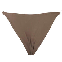 Swimwear bikini bottom in tan brown color