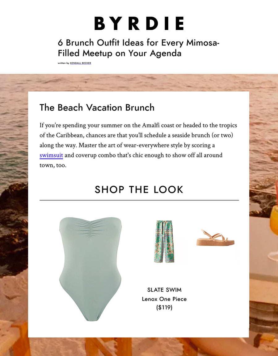 Excerpt featuring Slate Swim in Byrdie Magazine