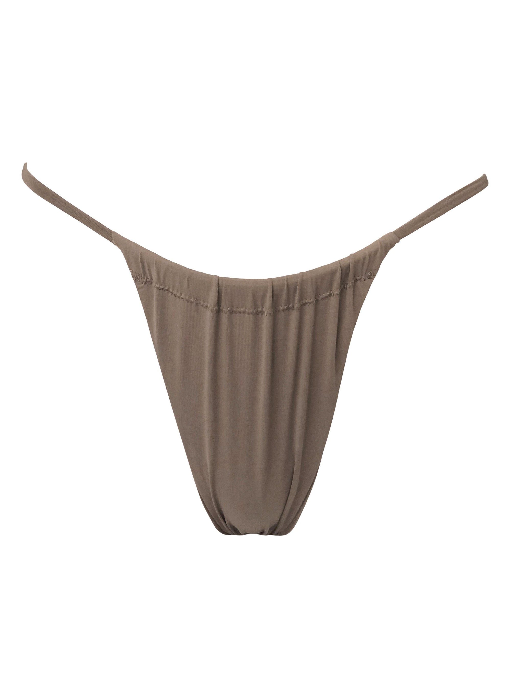 Rain adjustable toast bikini bottoms